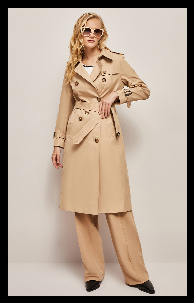 Adriana® | Women's windbreaker trench coat with a tailored fit