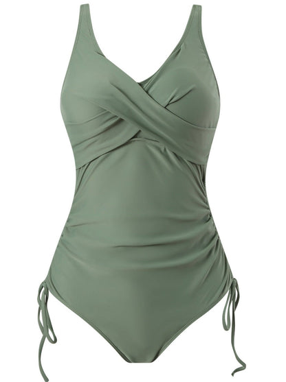 Tabitha® | Tied crossover swimsuit