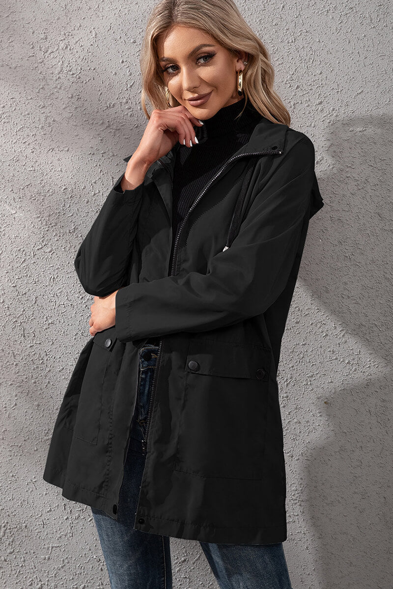 Yasmina® | Urban waterproof windbreaker with hood