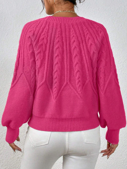 Allison® | Scandinavian twisted knit sweater