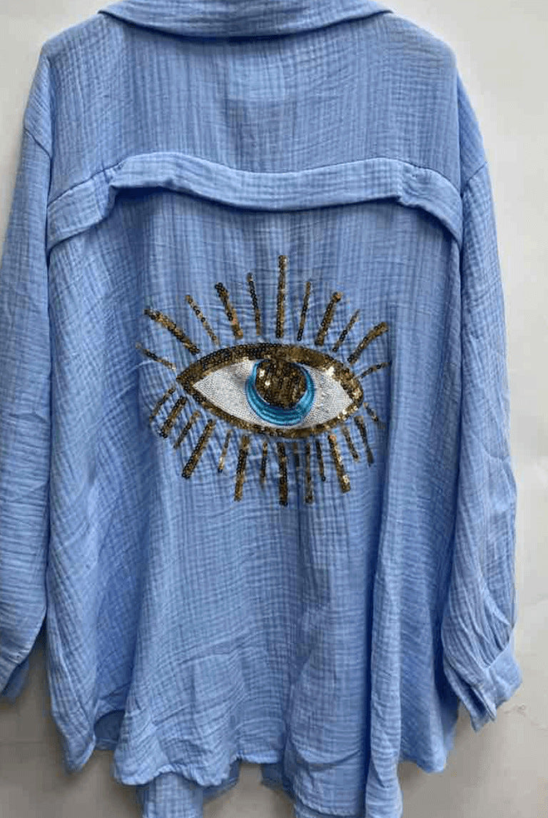 Tiffany® | Beach shirt with Turkish eye