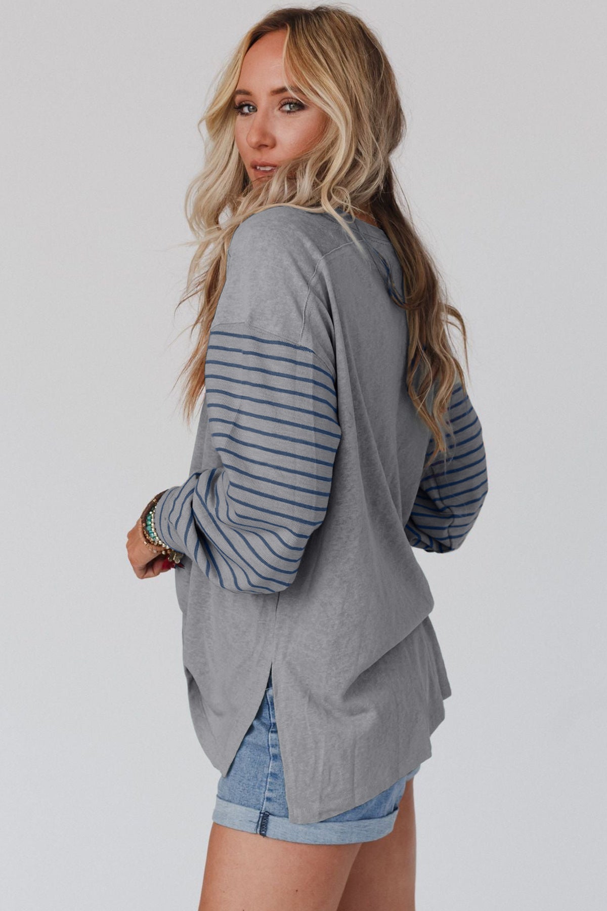 Wanda® | Casual tunic with lantern sleeves autumn spring