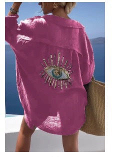 Tiffany® | Beach shirt with Turkish eye