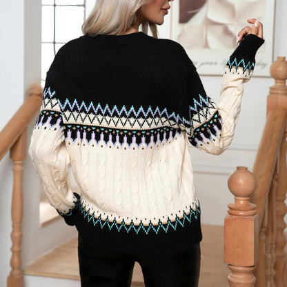 Amara® | Vintage knitted sweater for women