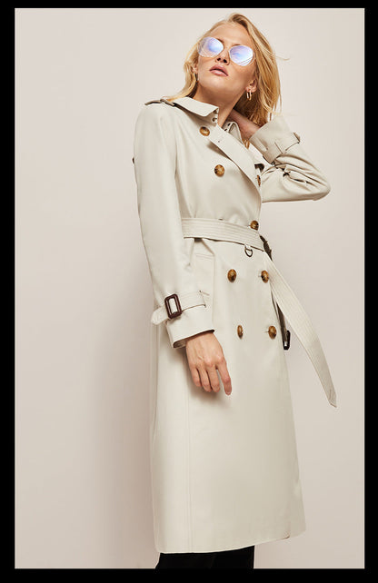 Adriana® | Women's windbreaker trench coat with a tailored fit