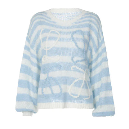 Petra® | Women's knitted sweater with a crew neck and long sleeves