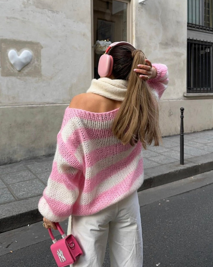 Tatiana® | Striped knit sweater