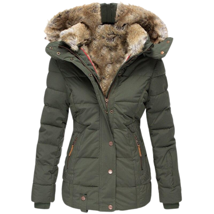 Tamar® | Elysia Casual fur coat with hood