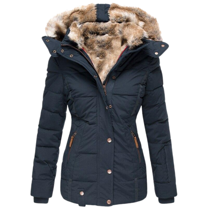 Tamar® | Elysia Casual fur coat with hood