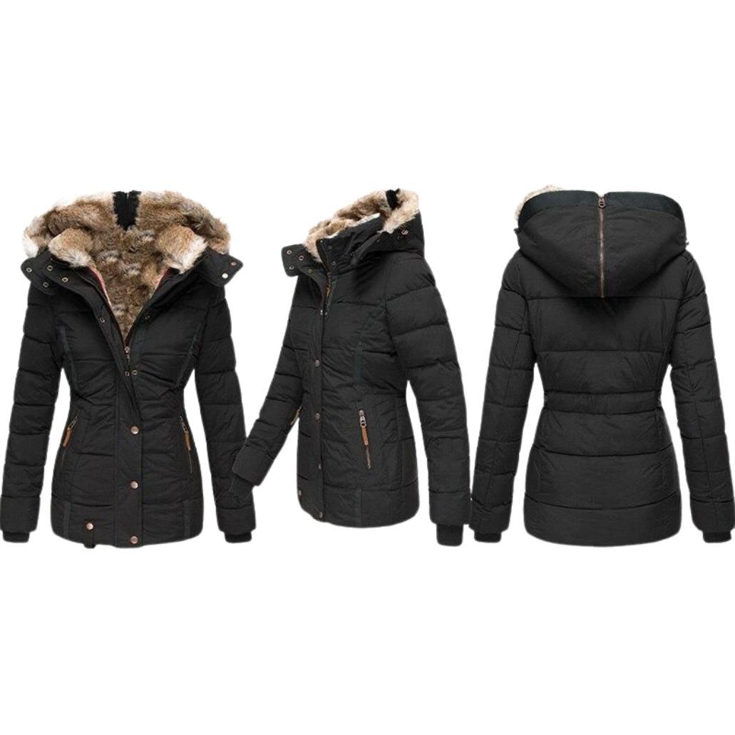 Tamar® | Elysia Casual fur coat with hood