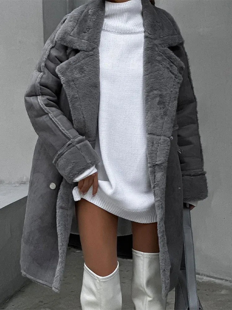 Thea® | Thick and chic long women's coat