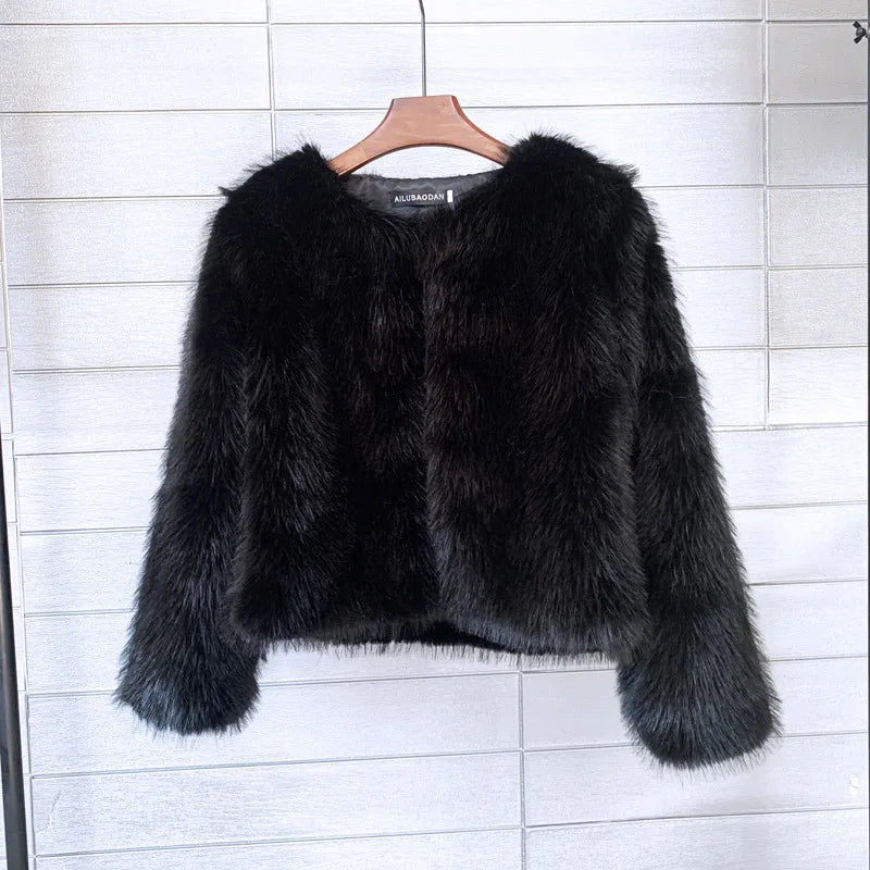 Pink® | Luxury plush fur coat for women