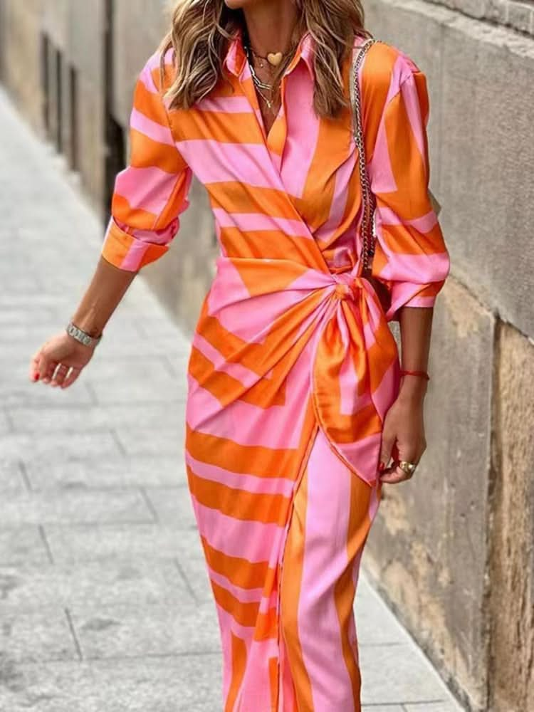 Zenaida® | Wrap print dress