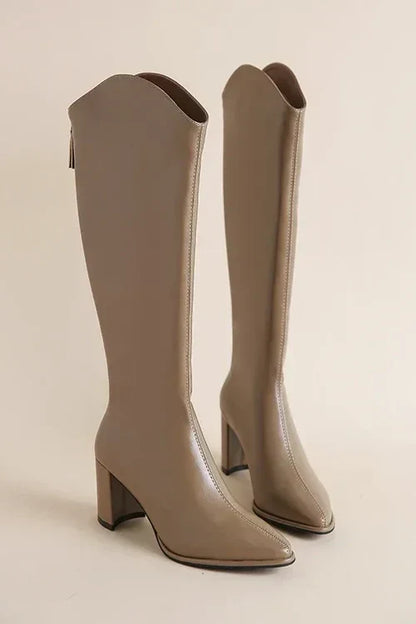 Yolanda® | Knee high leather boots