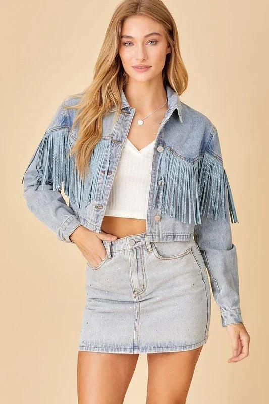 Viviana® | Loose denim jacket