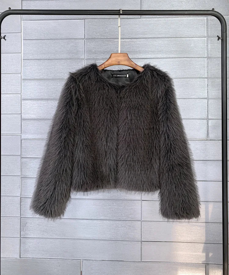 Pink® | Luxury plush fur coat for women