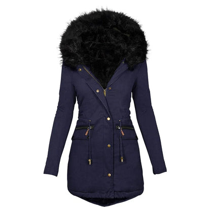 Xara® | Women's hooded jacket with fur collar