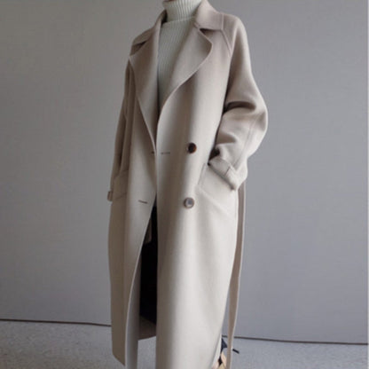 Pilar® | Belted wool coat for women