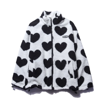 Yamel® | Double Sided Heart Jacket Unique Collection