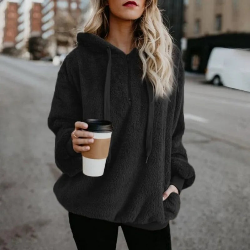 Adriana® | Comfortable oversized fleece sweater for women