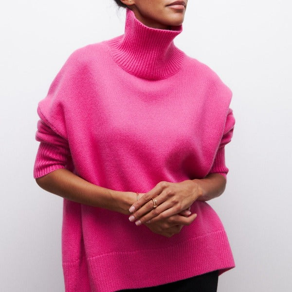 Yvonne® | Turtleneck knit sweater