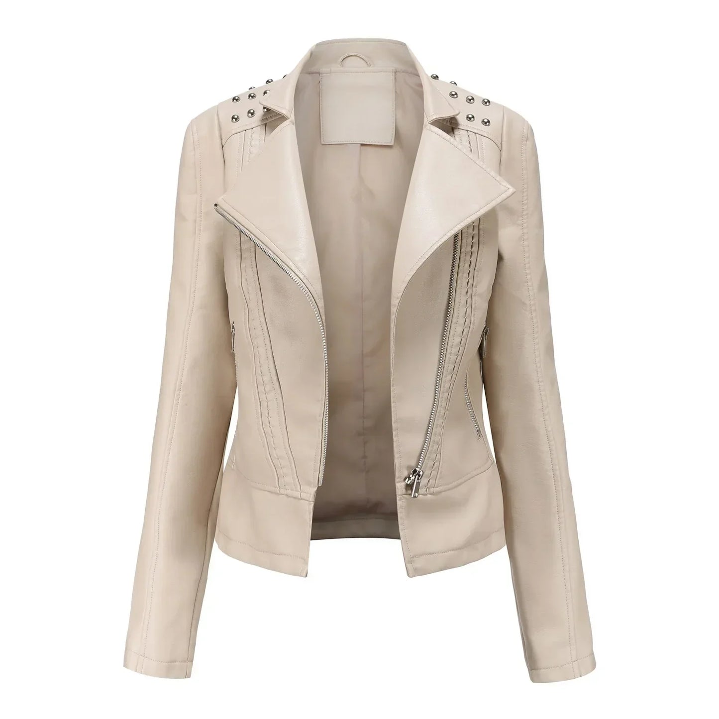 Teodora® | Stylish slim leather jacket