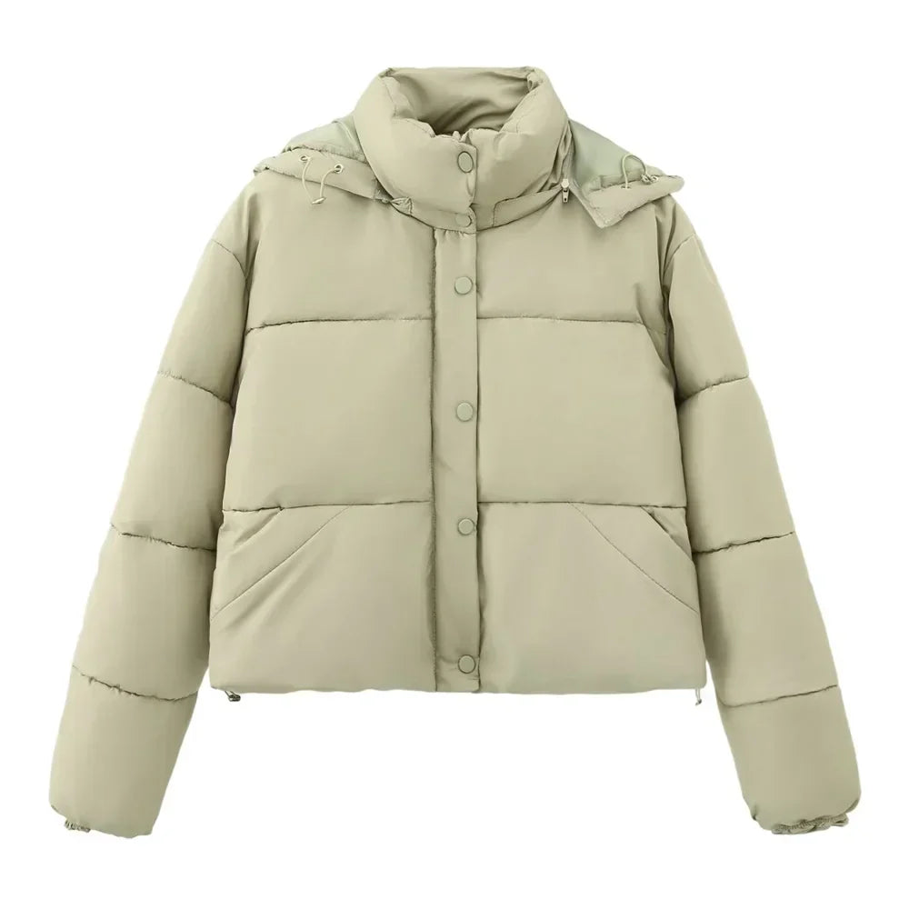 Zara® | Casual short jacket with hood