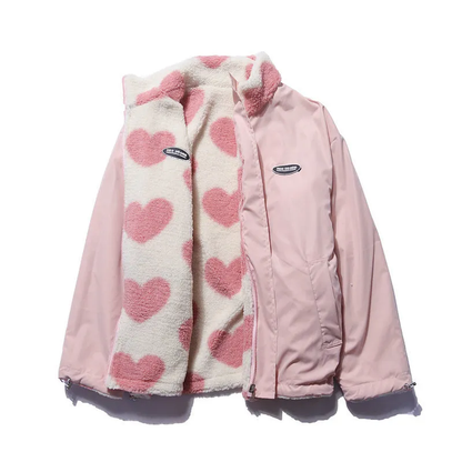 Yamel® | Double Sided Heart Jacket Unique Collection