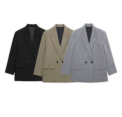 Alyssa® | Elegant blazer with long sleeves and a structured design