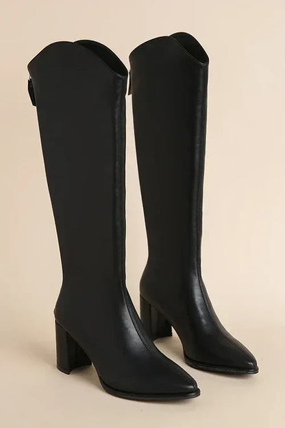 Yolanda® | Knee high leather boots