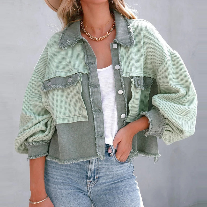 Yadira® | Trendy women's jacket with puff sleeves