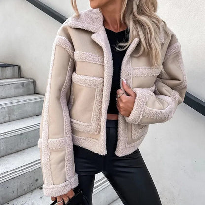 Aida® | Shearling biker jacket