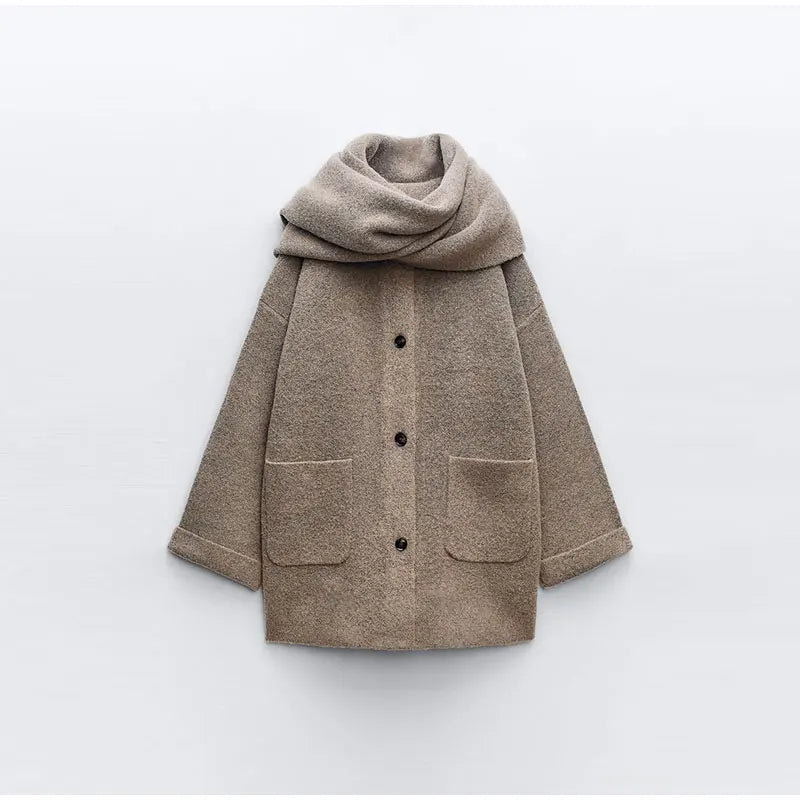 Stella® | Manteau Foulard Viral