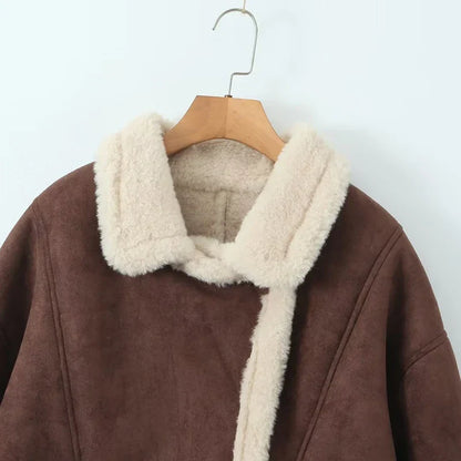 Paulina® | Women's oversized sheepskin jacket