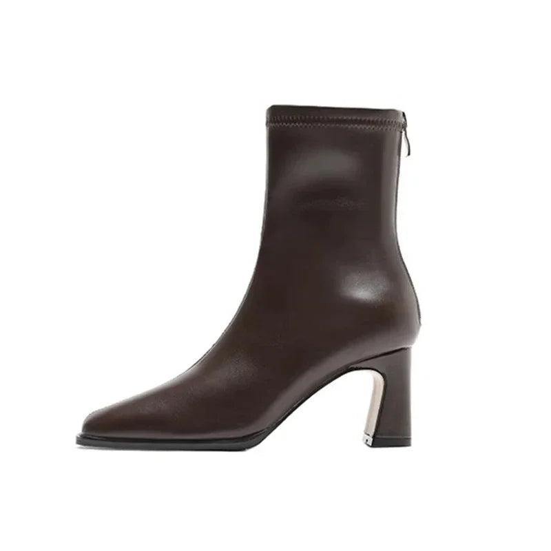 Zulema® | Minimalist leather ankle boots