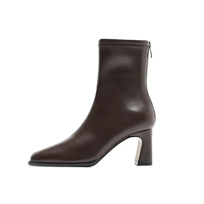 Zulema® | Minimalist leather ankle boots