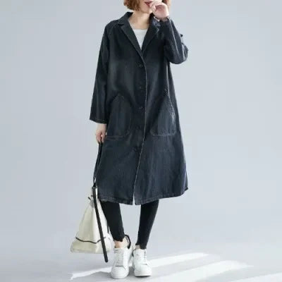 Tamara® | Classic denim trench coat for women