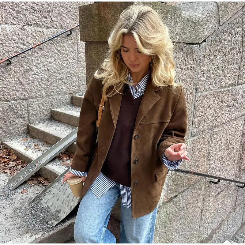 Nadia® | Elegant suede jacket