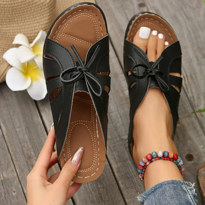 Camila® | Comfortable sandals with a bow