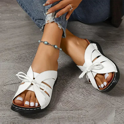 Camila® | Comfortable sandals with a bow