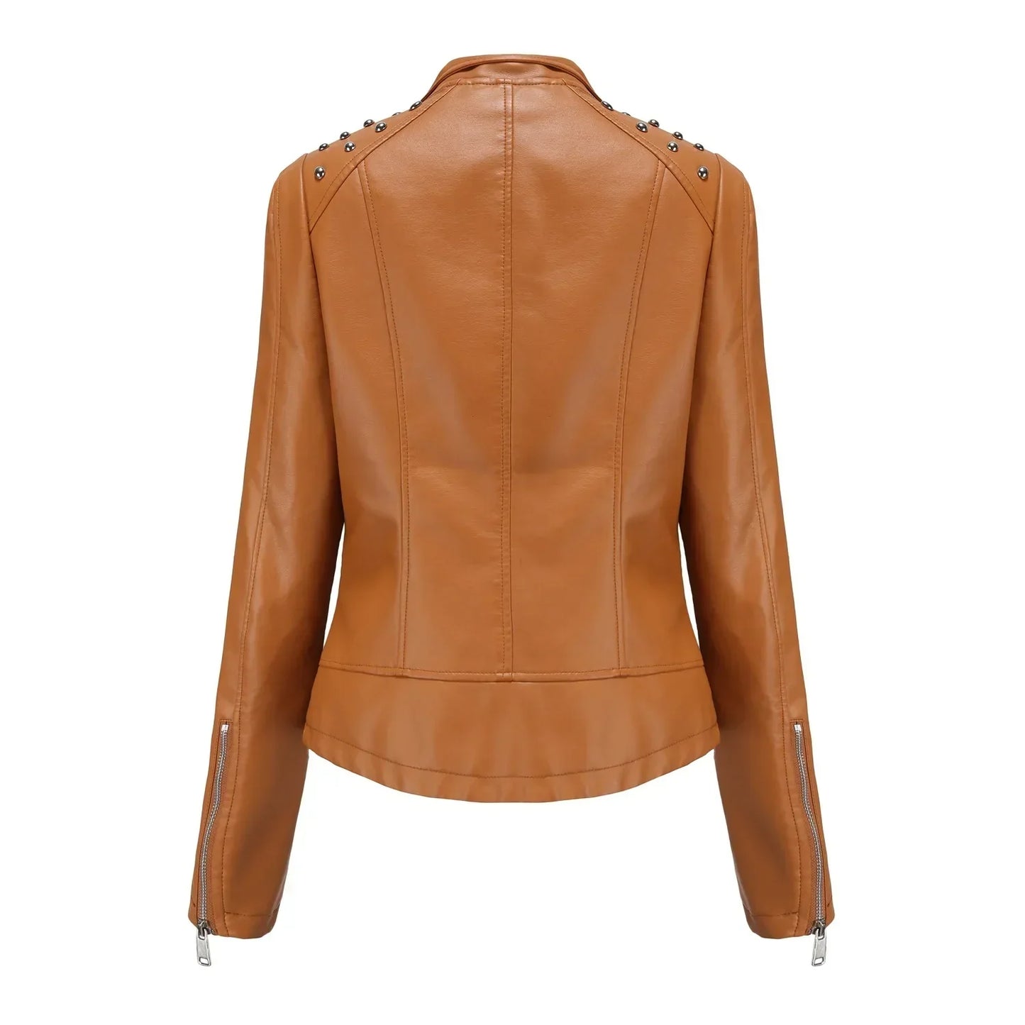 Teodora® | Stylish slim leather jacket