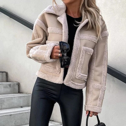 Aida® | Shearling biker jacket