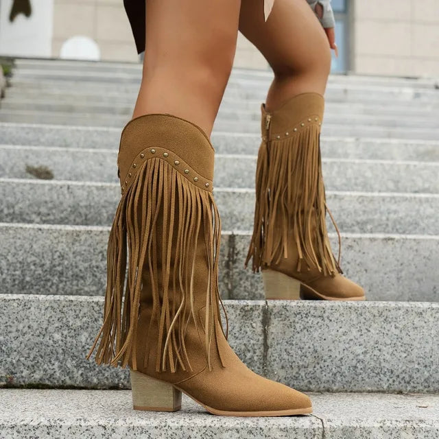 Aisling® | High boots with fringes, new collection