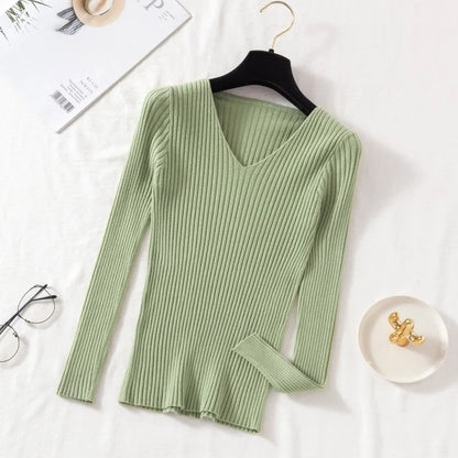 Teodora® | Casual women's sweater with V-neck