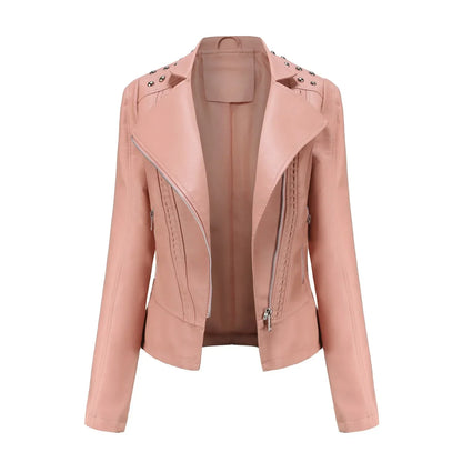 Teodora® | Stylish slim leather jacket