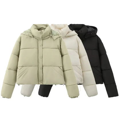 Zara® | Casual short jacket with hood