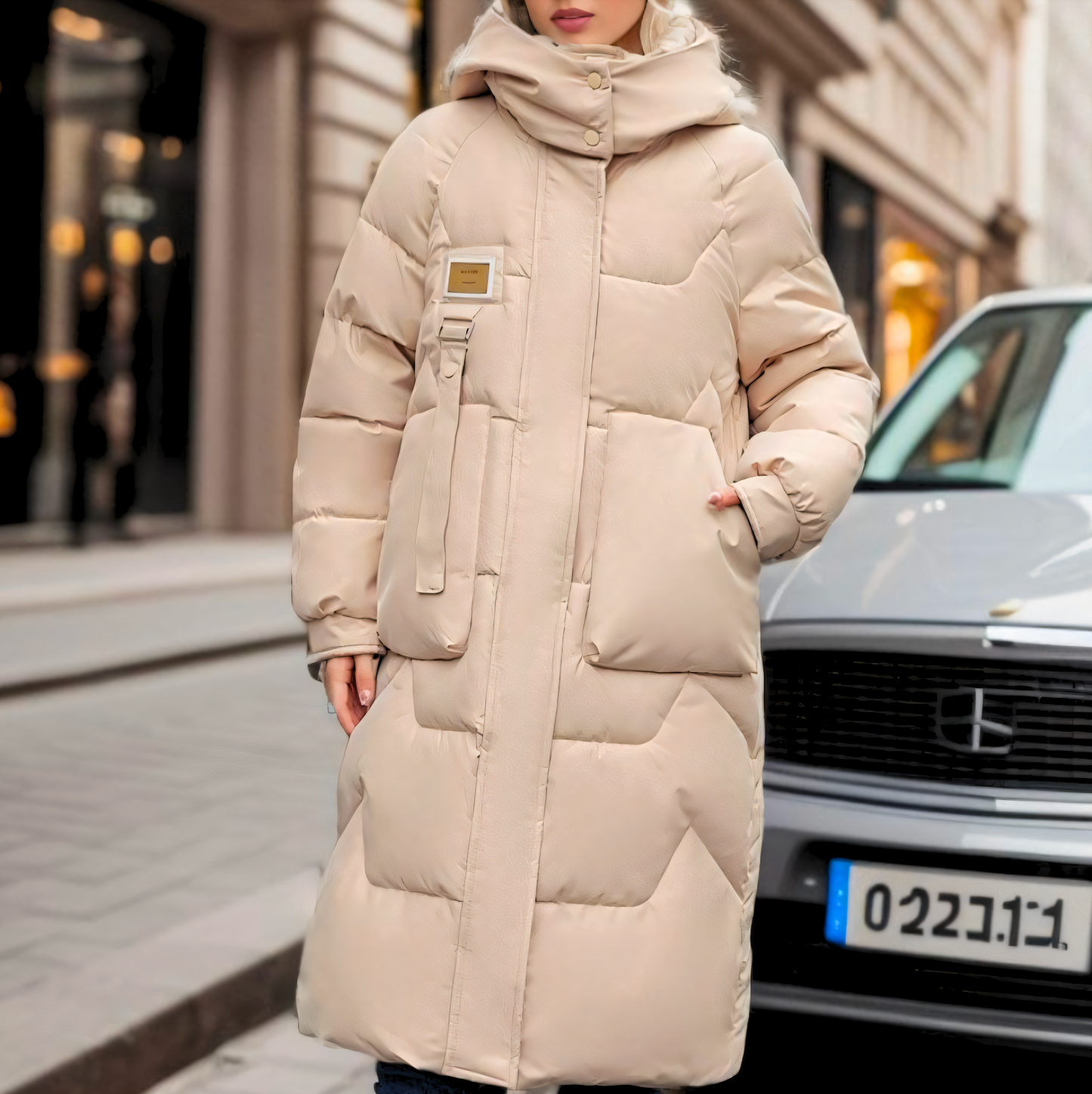 Wilma® | Stylish long waterproof puffer jacket for women