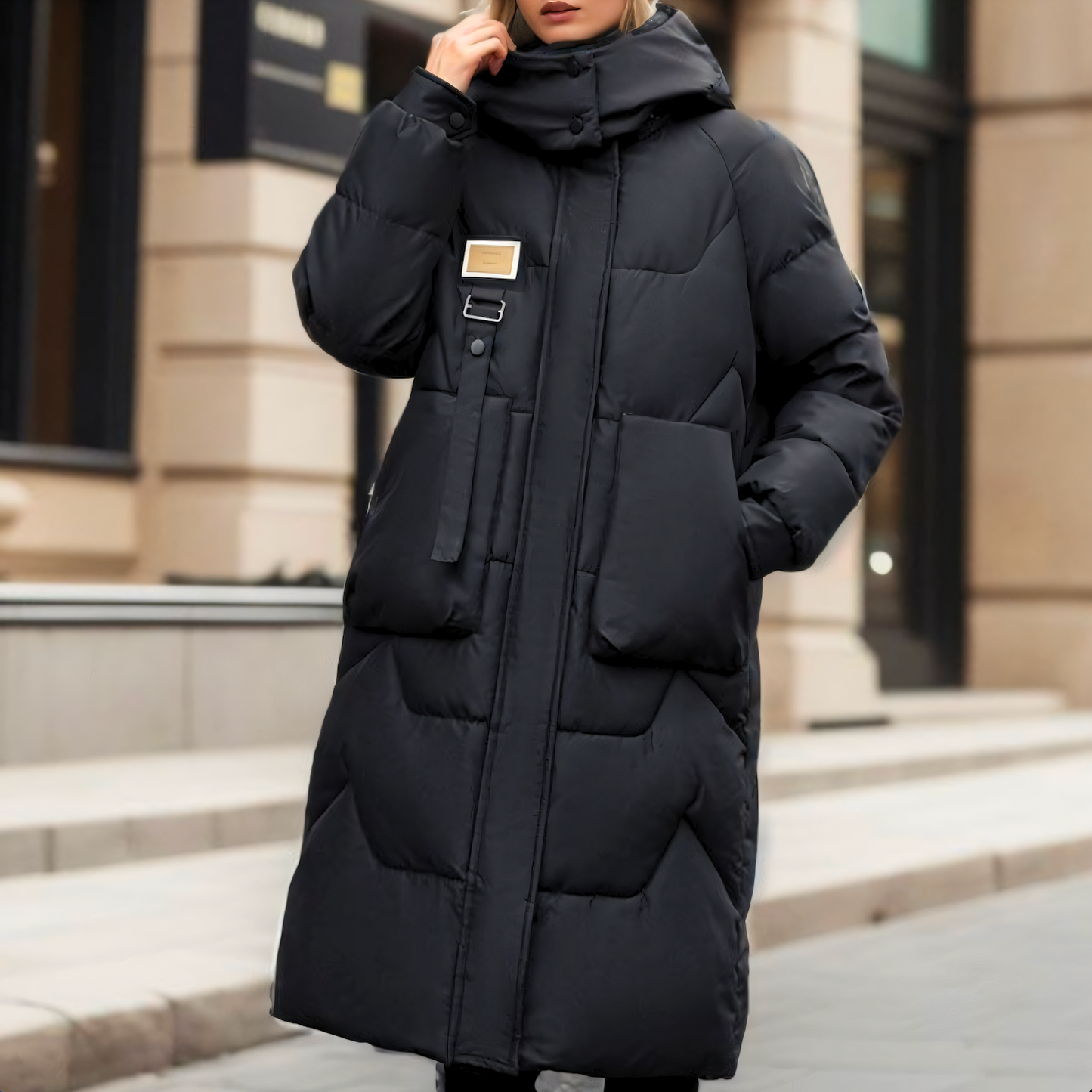 Wilma® | Stylish long waterproof puffer jacket for women