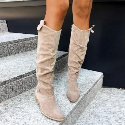 Viviana® | Trendy knee-high slouch boots for women