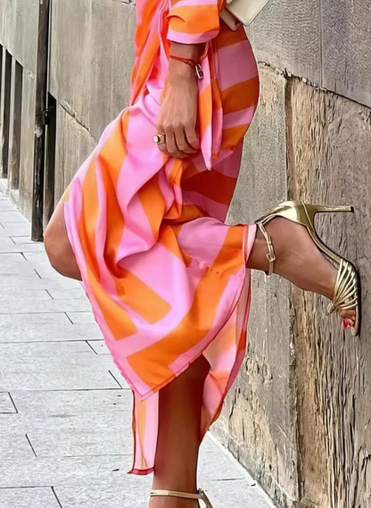 Zenaida® | Wrap print dress